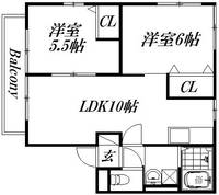 物件の間取り画像