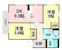 サンアネックス竹末の間取り