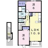 クラール鬼無 Aの間取り