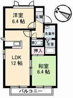 ノスタルジーハイツ C棟の間取り