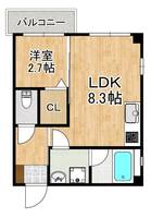 アトラクティ吉塚Iの間取り
