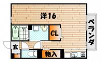 山口県下関市小月本町2(アパート)の賃貸物件の間取り