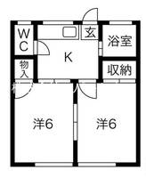 レコルトAの間取り