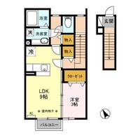 栃木県小山市城北6(アパート)の賃貸物件の間取り
