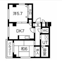 物件の間取り画像