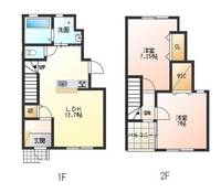 徳島県阿南市羽ノ浦町古庄大坪原(一戸建)の賃貸物件の間取り