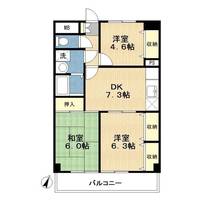 ロイヤルハイツ弐番館の間取り