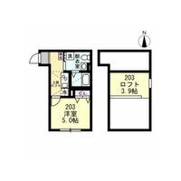 神奈川県藤沢市高倉(アパート)の賃貸物件の間取り