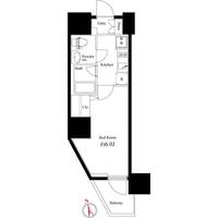 東京都品川区南品川2(マンション)の賃貸物件の間取り