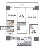 シティータワー梅田イーストの間取り