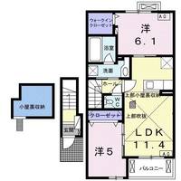 グラス ソレイユの間取り