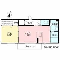 ラ・グルッラの間取り