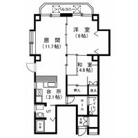 藤井ビル中の島IIの間取り