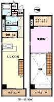 埼玉県川口市栄町3(マンション)の賃貸物件の間取り