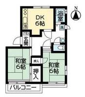 グランドヒル岡上Aの間取り
