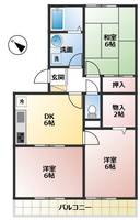 セキネマンションIIの間取り
