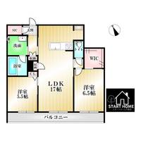 徳島県徳島市東吉野町3(マンション)の賃貸物件の間取り