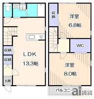 東京都小平市小川町1(一戸建)の賃貸物件の間取り