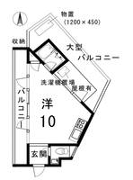 ノルテ白川 4階の間取り