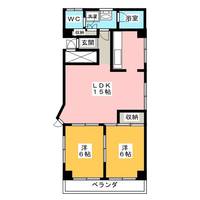 レジデンスイワタの間取り