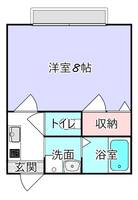 千葉県銚子市垣根町2(アパート)の賃貸物件の間取り