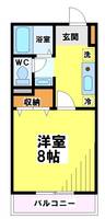 東京都調布市西つつじケ丘3(アパート)の賃貸物件の間取り