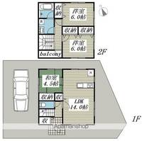 千葉県香取郡東庄町笹川い(一戸建)の賃貸物件の間取り