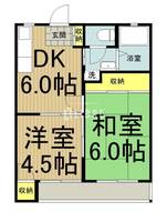 東京都日野市大字日野(アパート)の賃貸物件の間取り