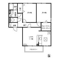 ウィルモアガーデン Bの間取り