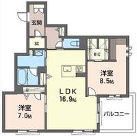 物件の間取り画像