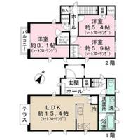 東京都板橋区赤塚5(一戸建)の賃貸物件の間取り