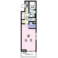 滋賀県守山市古高町(アパート)の賃貸物件の間取り