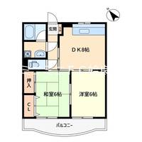鹿児島県姶良市平松(マンション)の賃貸物件の間取り