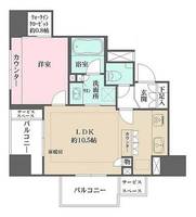 東京都品川区戸越6(マンション)の賃貸物件の間取り