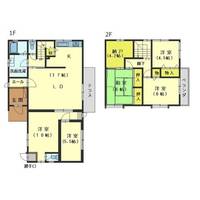 富山県富山市藤の木台2(一戸建)の賃貸物件の間取り