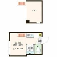 東京都豊島区千早4(アパート)の賃貸物件の間取り