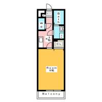 アンプルールリーブルpear fieldIの間取り