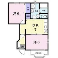 富山県富山市呉羽町(アパート)の賃貸物件の間取り