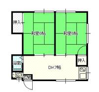 岩井アパートの間取り