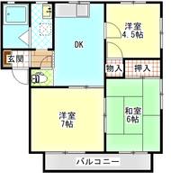 メゾンミルキーウェイの間取り