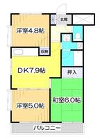 埼玉県富士見市大字水子(マンション)の賃貸物件の間取り