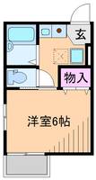 神奈川県横浜市港北区新吉田東1(アパート)の賃貸物件の間取り