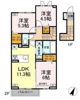 物件の間取り画像