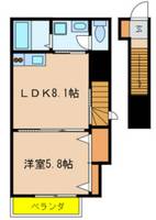 千葉県市川市真間2(アパート)の賃貸物件の間取り