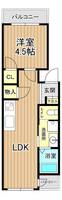 埼玉県さいたま市中央区本町東7(マンション)の賃貸物件の間取り