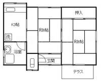 鹿児島県鹿児島市東谷山5(一戸建)の賃貸物件の間取り