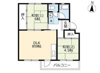 UR寝屋川の間取り