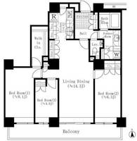 リバーポイントタワーの間取り