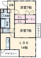 ベルフォートの間取り