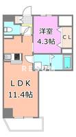 千葉県千葉市中央区登戸1(マンション)の賃貸物件の間取り